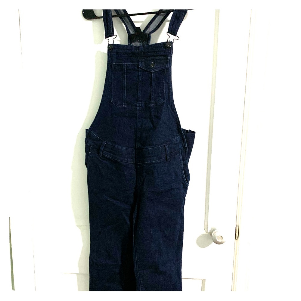 Indigo Blue Maternity Overalls - XS